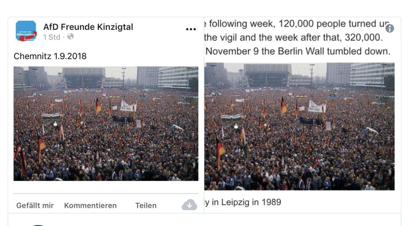 Berlin 1989 vs. Chemnitz 2018