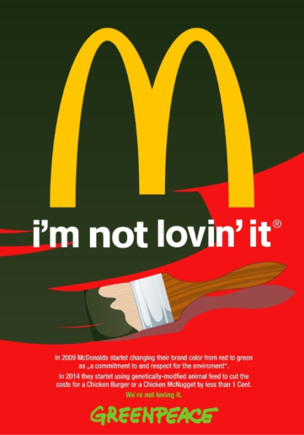 McDonalds Werbung Greenpeace