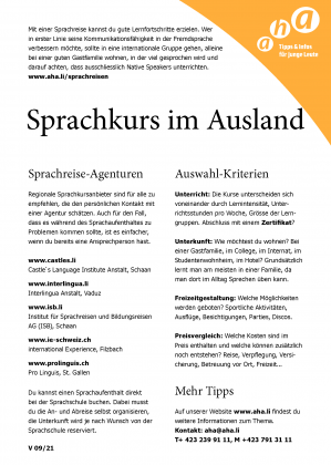 Sprachkurs im Ausland