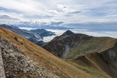 Aussicht vom «Meson» - Ein Berg ganz in der Nähe von Bulle