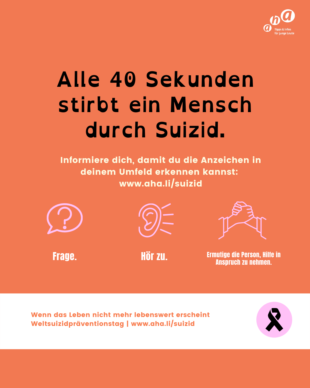 Post Mythen Welt-Suizid-Präventionstag